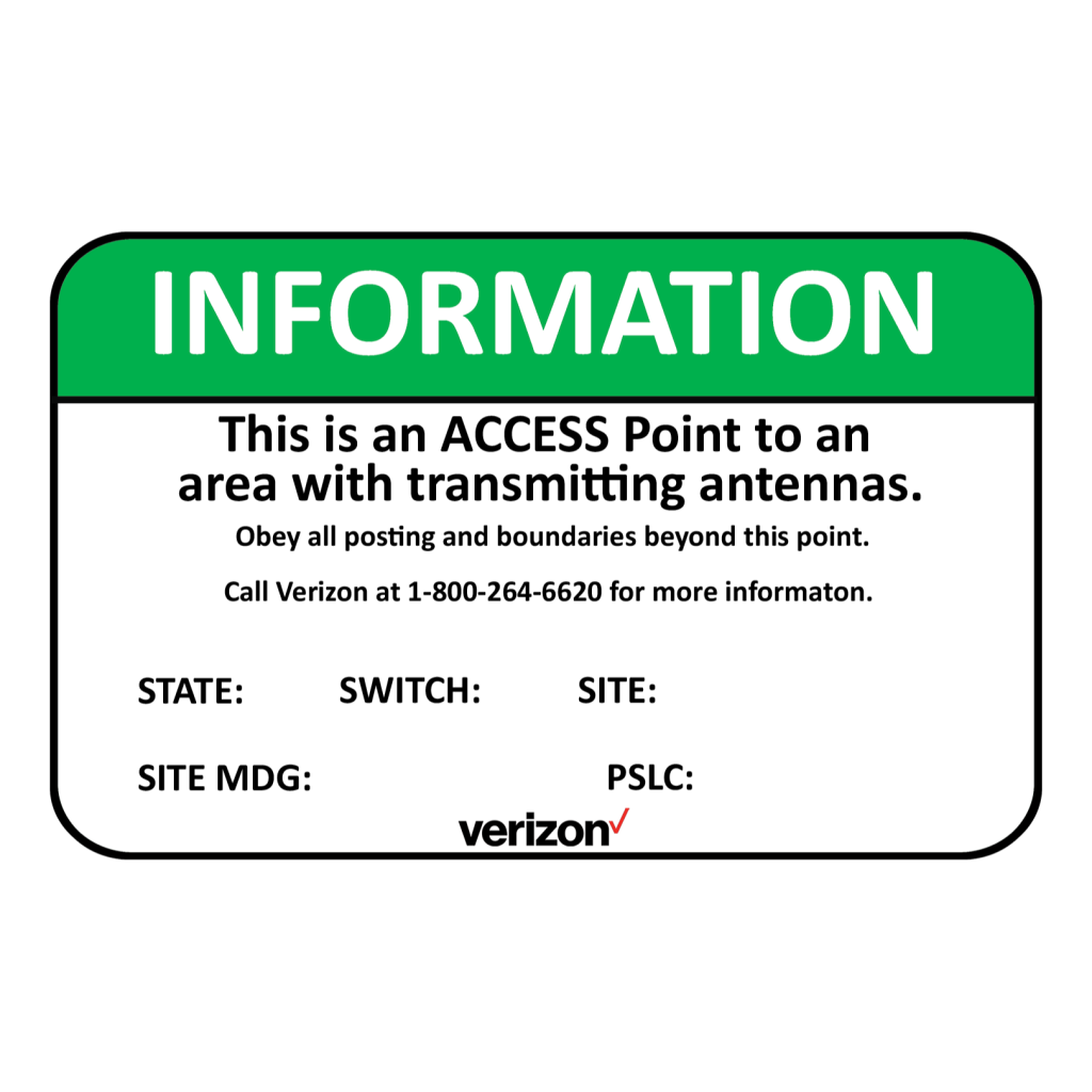 To Inform Sign Information Sign 12″x8″ – Upright Sign